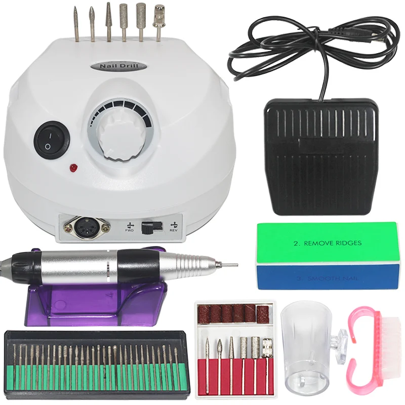 Дрель для ногтей маникюрный набор 30000 об/мин электрическая дрель аксессуары
