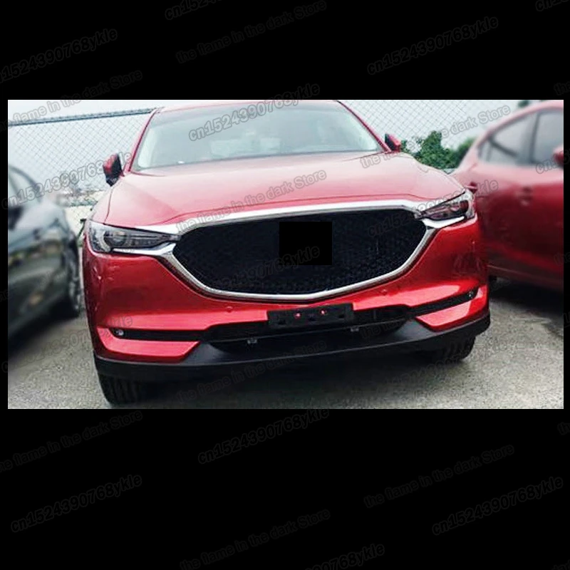 shiny silver abs car head hood trims decoration for mazda cx-5 2017 2018 2019 2020 2021 cx5 accessories 2022 sport | Автомобили и