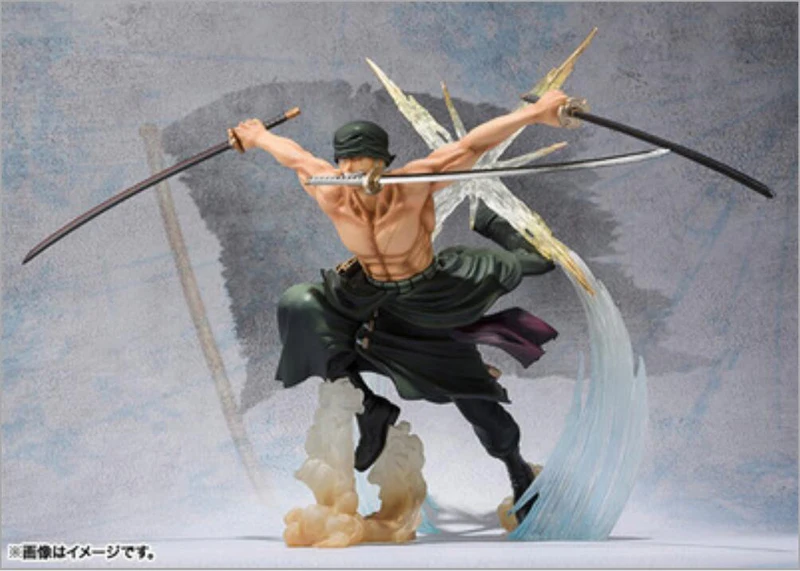 Один кусок Zoro Ronoa 3D2Y три ножа Phantom Ghost Cut Ver. Саурон ПВХ фигурка коллекция модель подарок Луффи 21 см