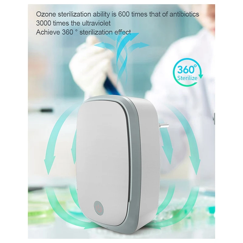 

M503 Air Purifier, Household Mini Portable Ozone Removal Disinfection Electronic Generator(EU Plug)