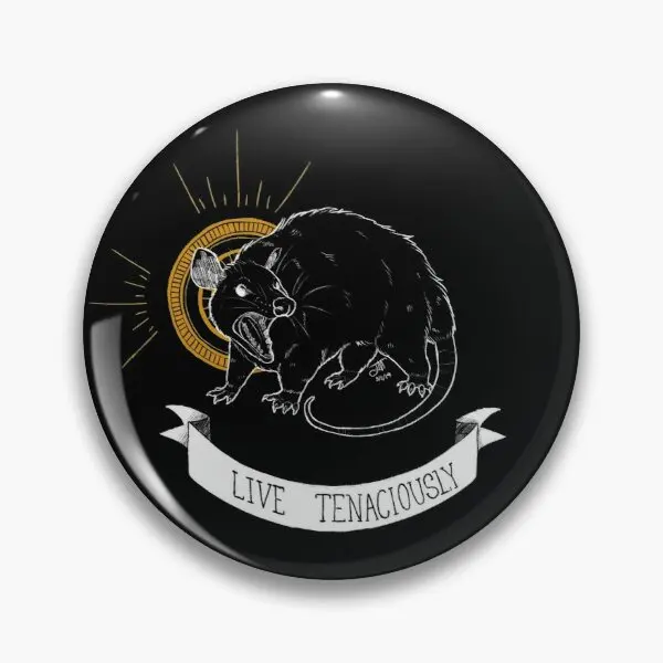 

Trash Blessings Live Tenaciously Customizable Soft Button Pin Collar Clothes Creative Women Lover Funny Jewelry Brooch Cute