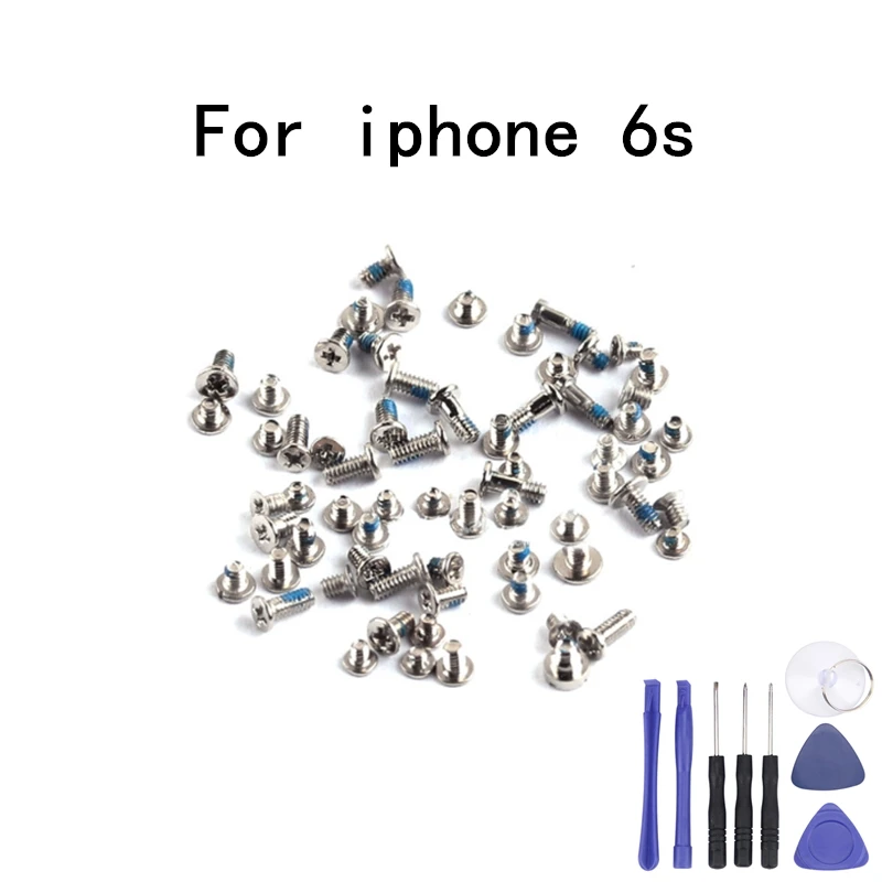 Полный комплект винтов с 2 нижней док станцией для замены iPhone 6s полный ремонтных