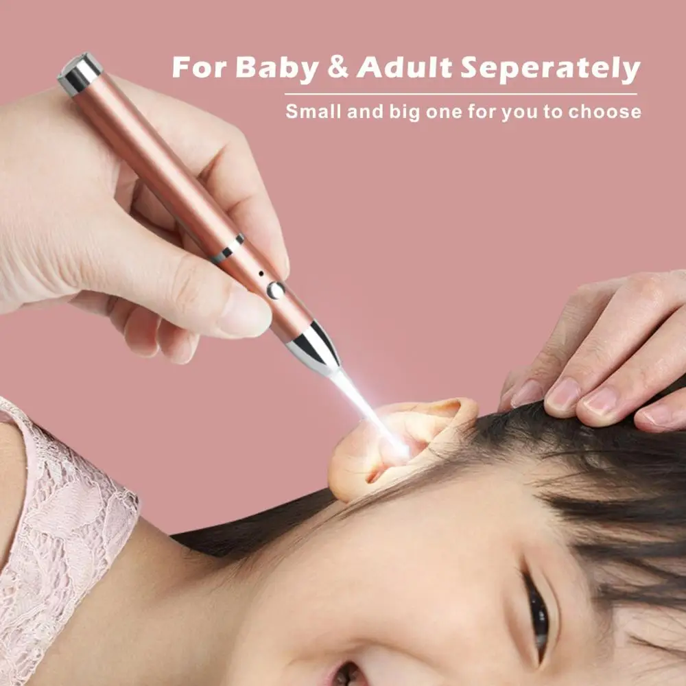 3 шт. инструменты для удаления воска ушей светодиодный светильник Ушная ложка