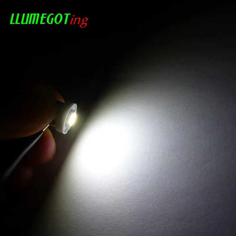100 шт. BA9S T4W#44#47 база 1SMD 5050 6,3 В переменного тока без полярности различные цвета доступны для Bally пинбол игра машина лампы