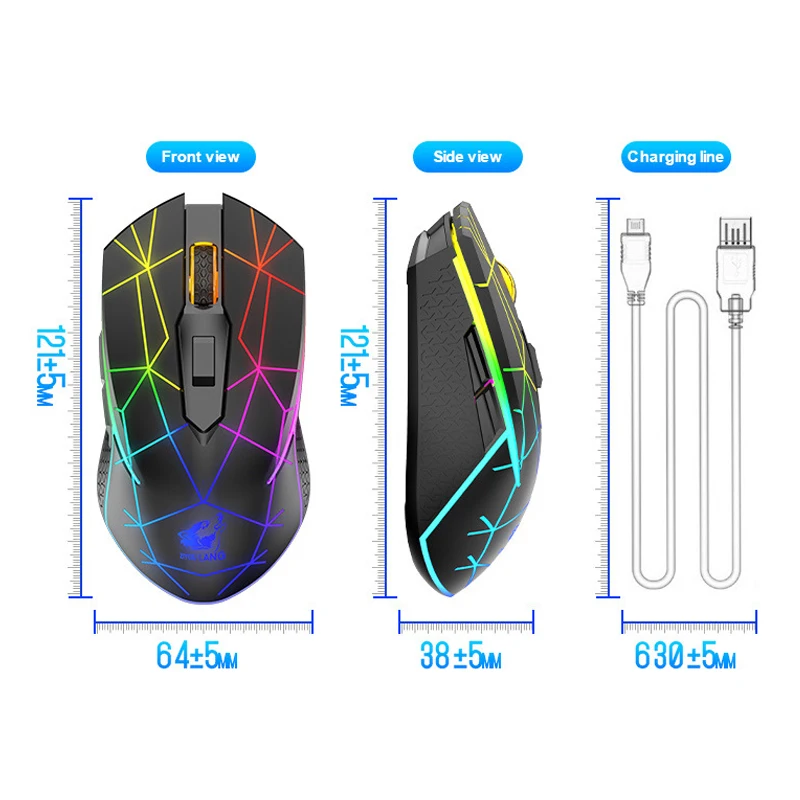

2.4G Wireless Mouse Rechargeable Silent Ergonomic Backlit Mini Magic Gaming Mouse For HP Laptop PC Gamer Computer For Girl Mause