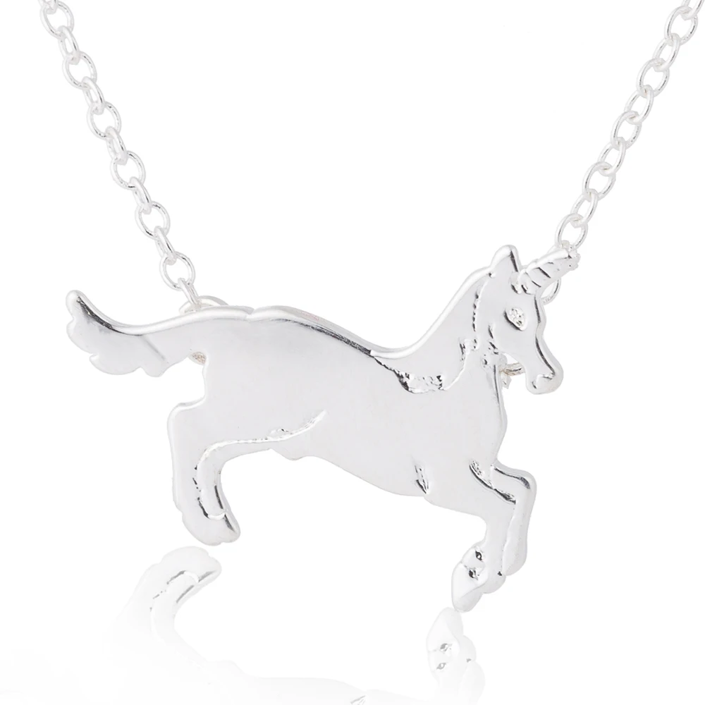 FENGLI Unique Horse Necklaces Pendants Fashion Women Cute Origami Animal Beautiful Jewelry Gift collier | Украшения и аксессуары