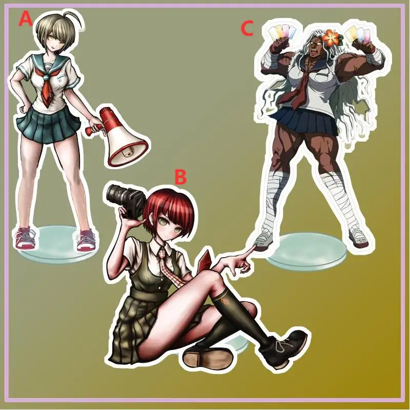 

Anime Stand Danganronpa Oogami Sakura naegi komaru Acrylic Figure Display desktop decoration 15cm