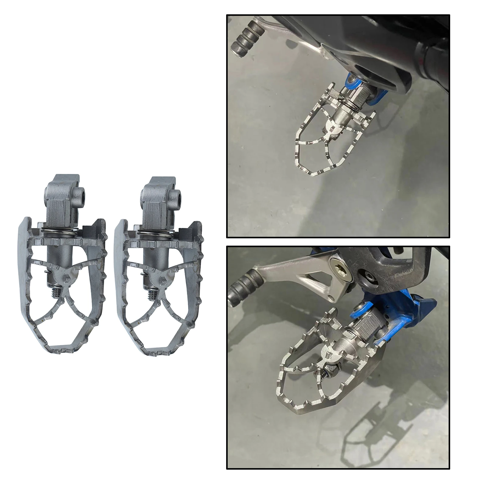 

Rotatable Front Footrests Foot Peg fits for BMW R1200GS R1250GS, Premium