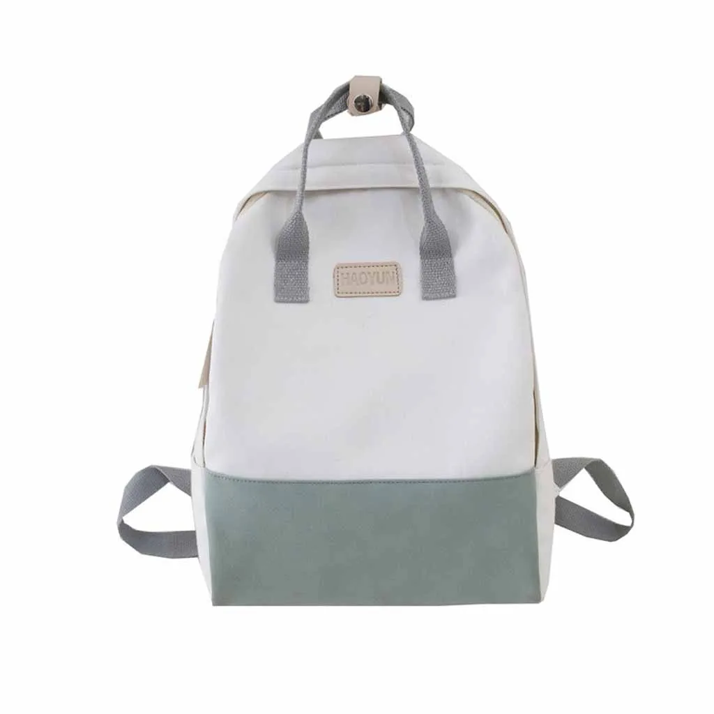 

Women's Solid Color Backpack Fashion Simple Shoulder Bag Student Bag Travel Bag Beautiful Appearance Casual Style
