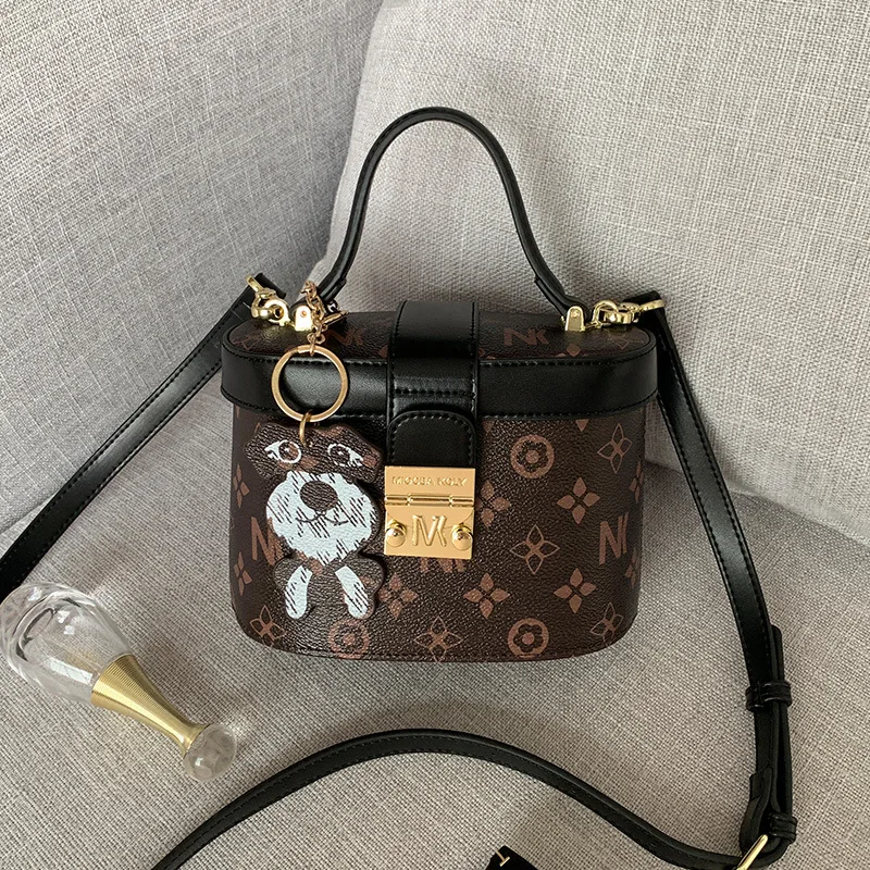 

Женская сумка-бокс из натуральной кожи, новинка 2021, модные сумки-мессенджеры через плечо, дизайнерские кошельки и сумочки от известного про...