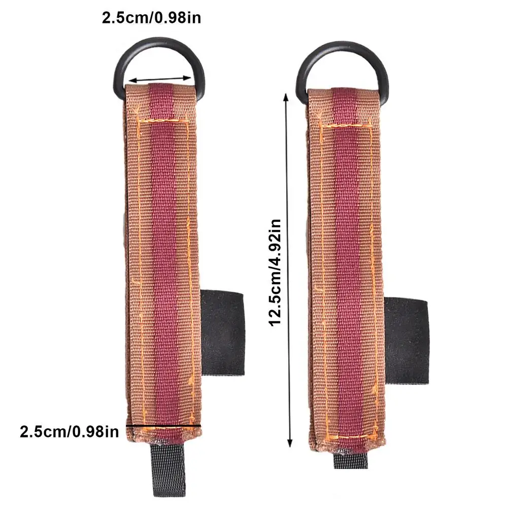2pcs 25mm*125mm Tied Strap Button Hook &amp Loop Fishing Rod Binding Outdoor Accessories Cable Cord Ties Holder Belt | Спорт и