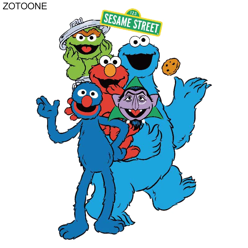 ZOTOONE/милые нашивки с персонажами из мультфильмов наклейки для детей приклеенные