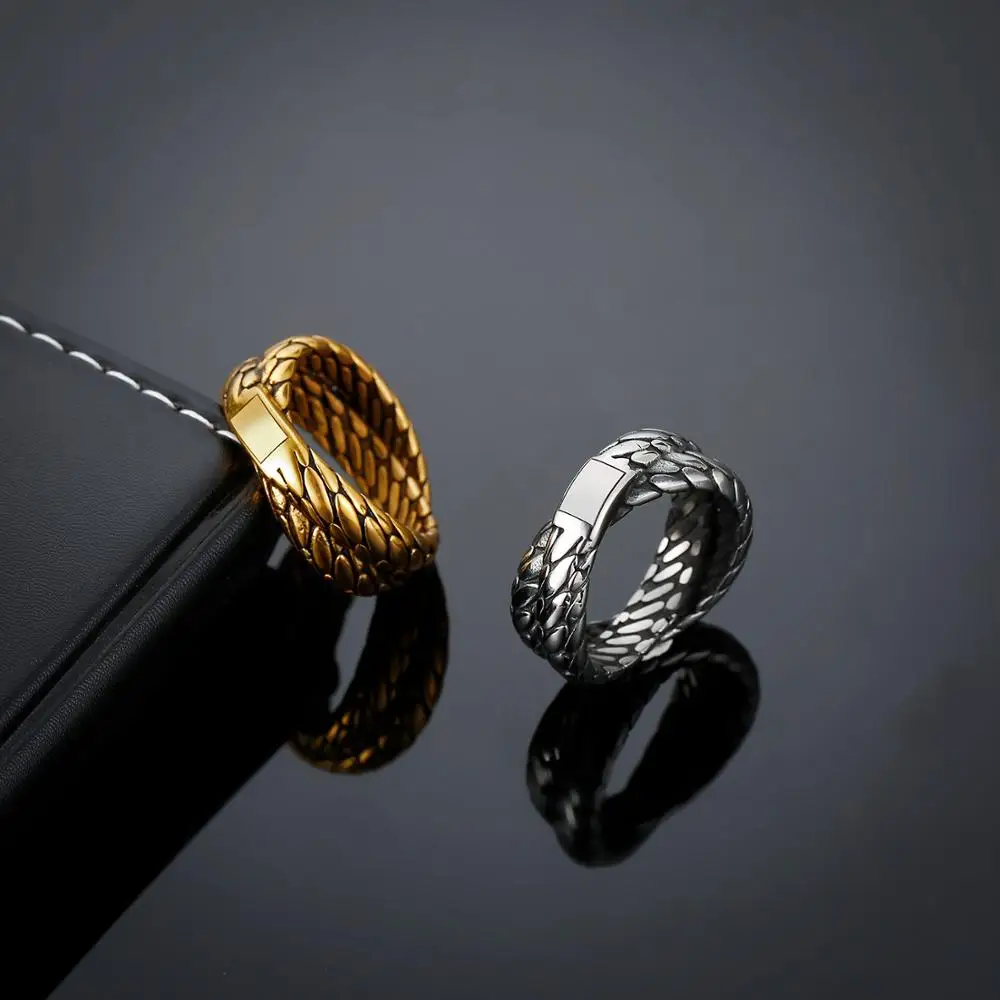 Кольцо Будды с двойной цепью серия Ben ювелирные изделия золотые кольцо из