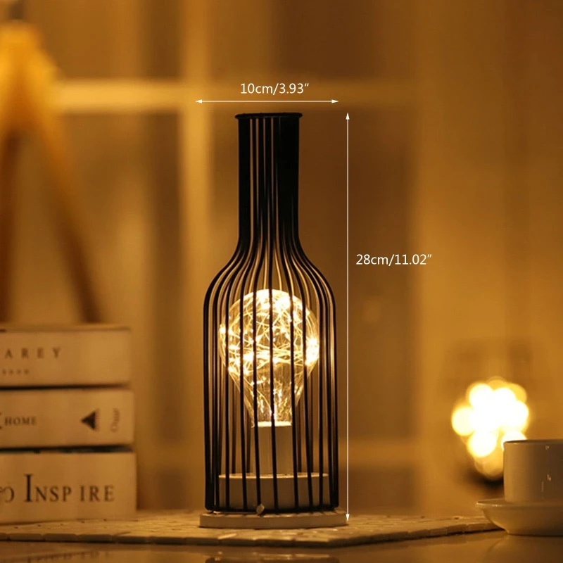 

13MA Minimalist Retro Ornaments Table Lamp LED Night Light Home Bedroom Decorative