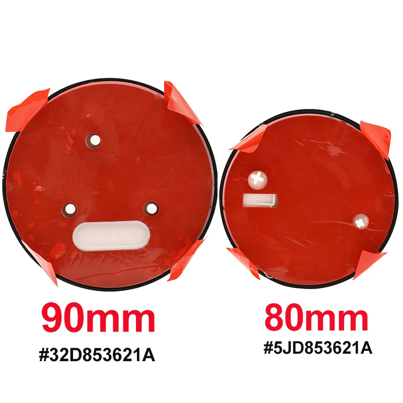 2шт 90 мм 80 углеродное волокно ABS передний капот эмблема задняя крышка для Octavida Bora