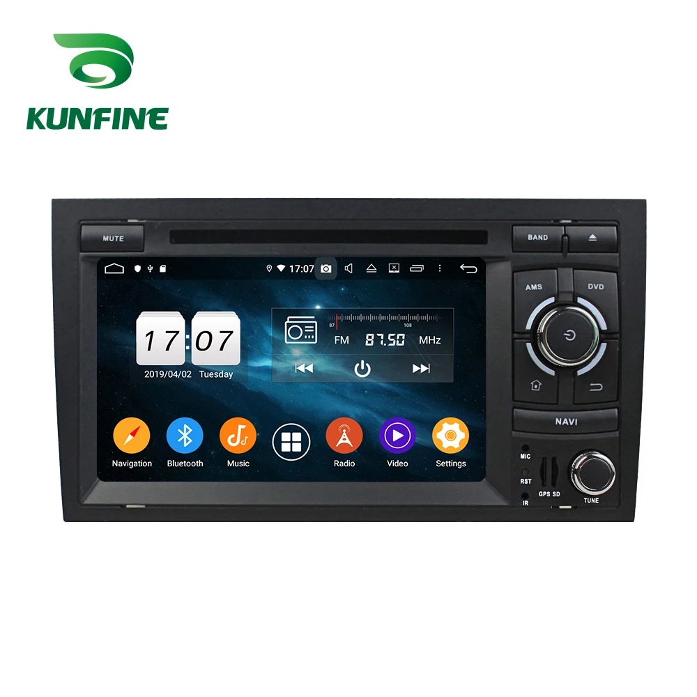 Android 9 0 Восьмиядерный 4 Гб ОЗУ 64 ПЗУ автомобильный DVD GPS мультимедийный плеер