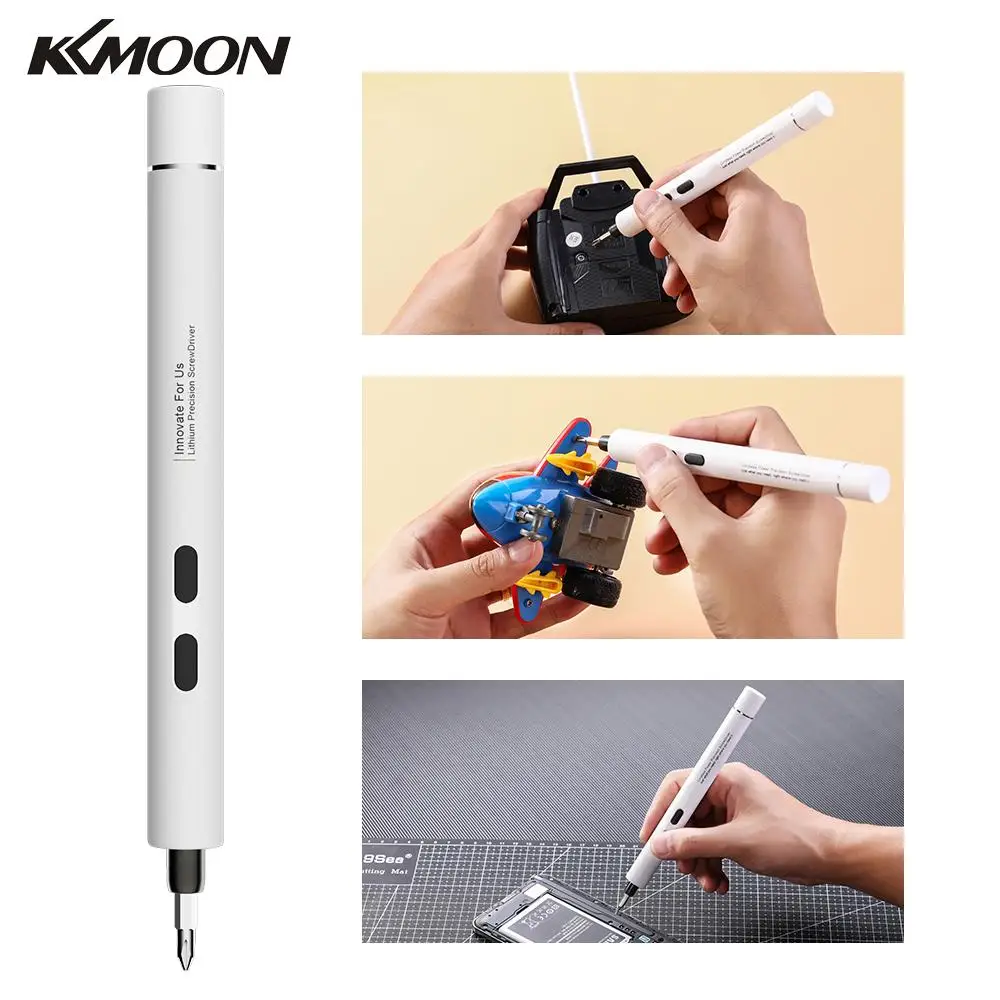 KKMOON высокоточная электрическая отвертка Набор бит портативная беспроводная
