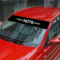 for nissan note car front rear windshield prevent sunlight reflection stickers decoration decals styling parts accessories