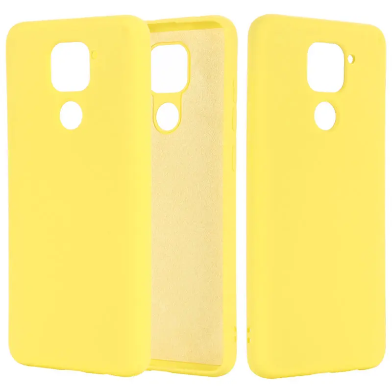 

For Xiaomi Redmi Note 9 Case Luxury Liquid Silicone Shockproof Phone Case For Redmi Note 9 Note9 10X 4G Solid Color Back Cover