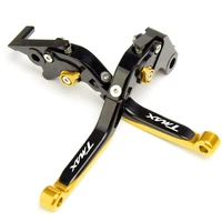 for yamaha tmax 530 tmax530 2012 2015 motorcycle brake clutch levers adjustable cnc aluminum handle accessories handle grips