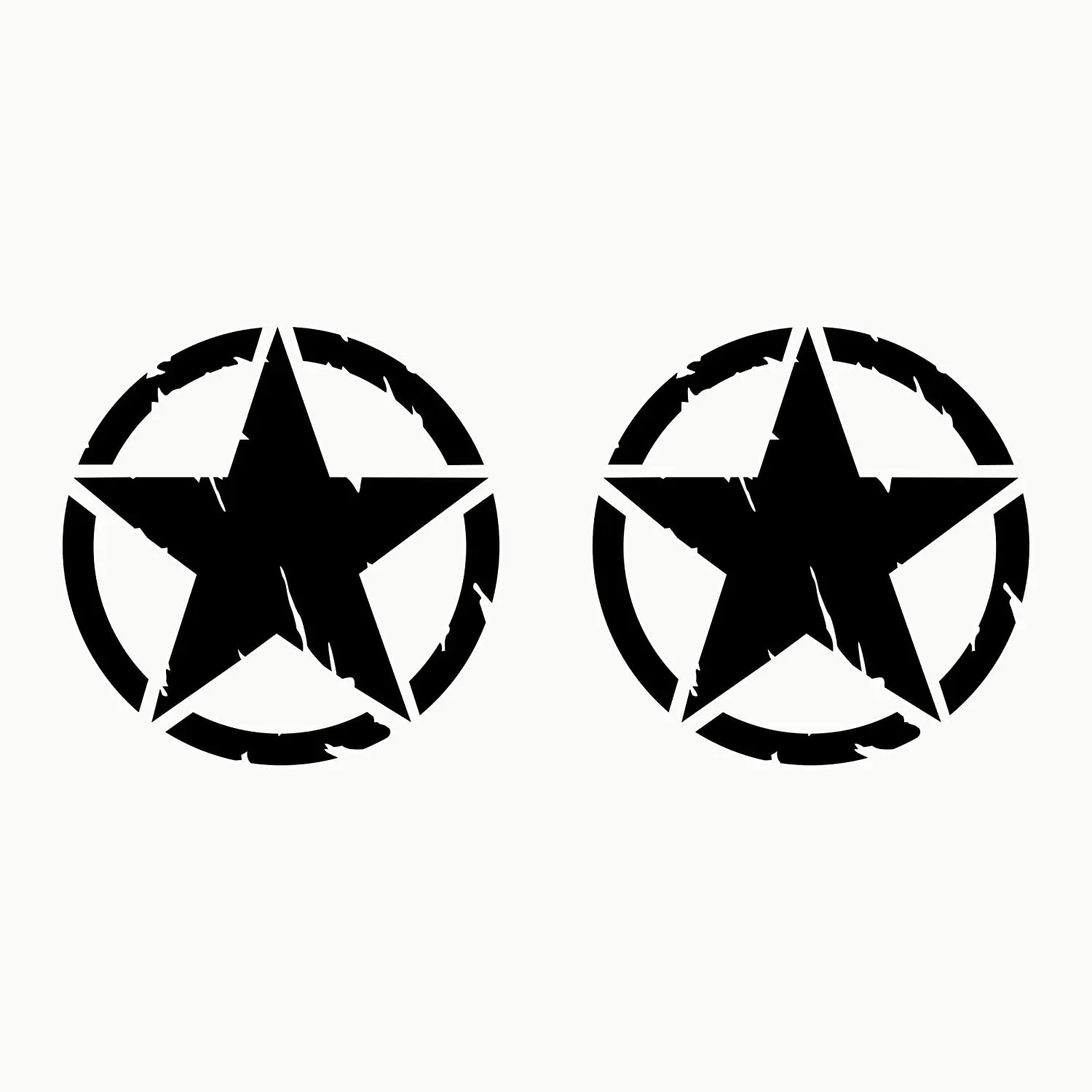 Наклейки 4x4 внедорожные звезды военные разрушенные армии США в разных упаковках 2