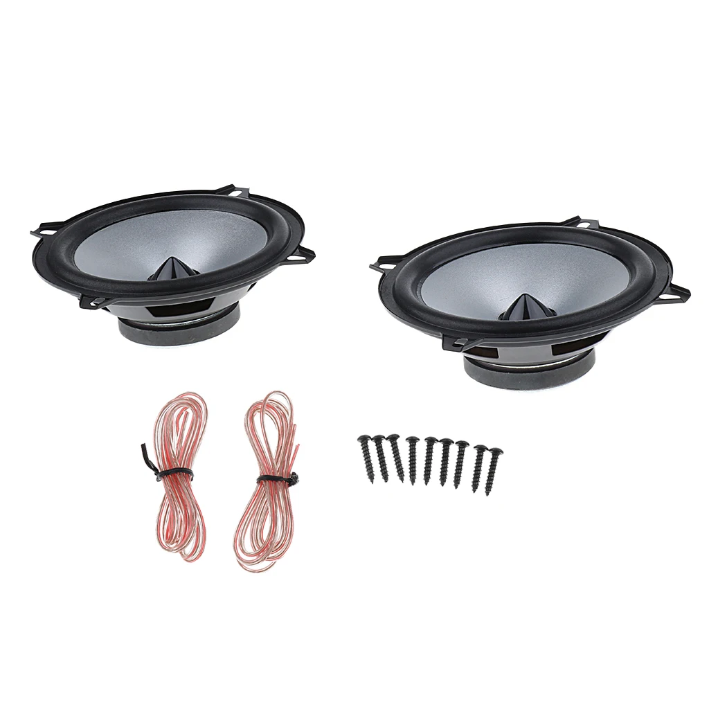2 шт. 5 дюймовый Полнодиапазонный аудио динамик стереозвук громкий