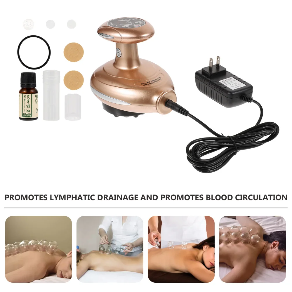 

1 Set Electric Scrapping Machine Meridian Massager Body Scrapping Device US Plug