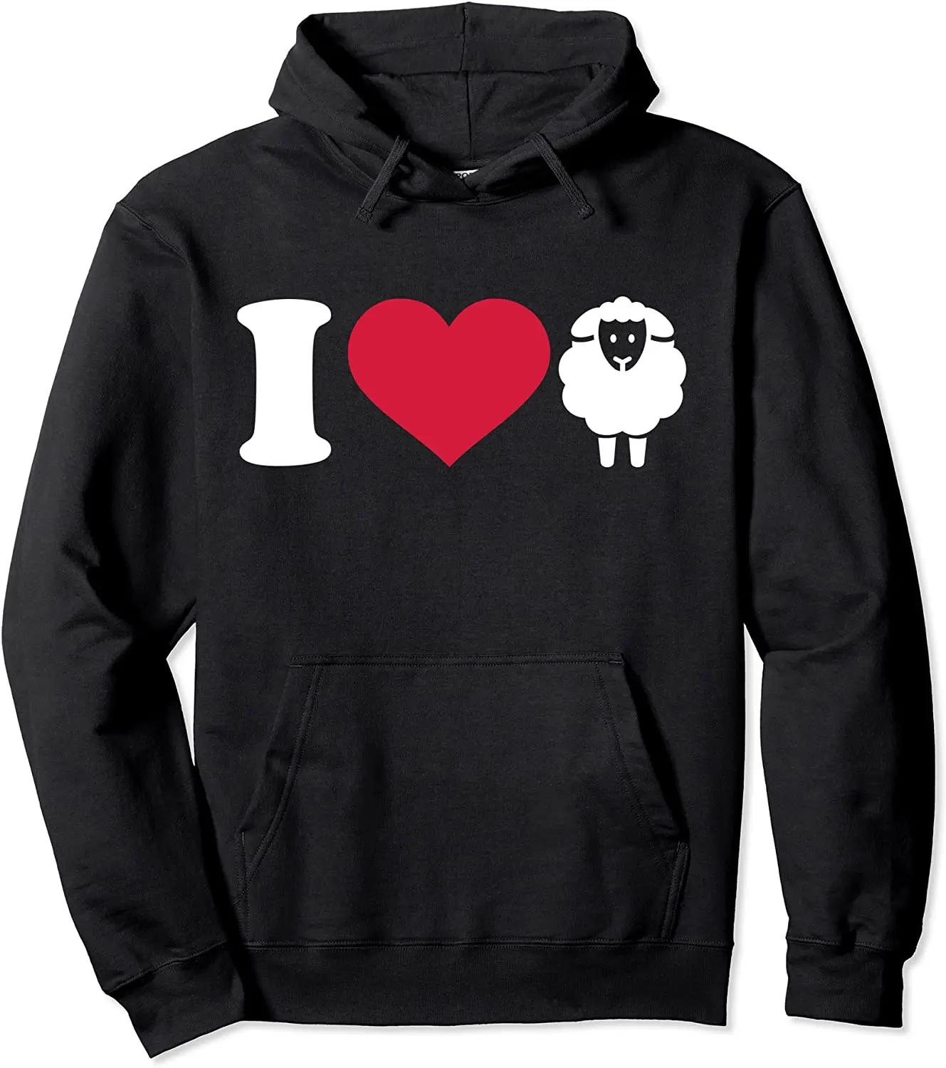 

Толстовка I love sheep, топы, толстовка с длинным рукавом