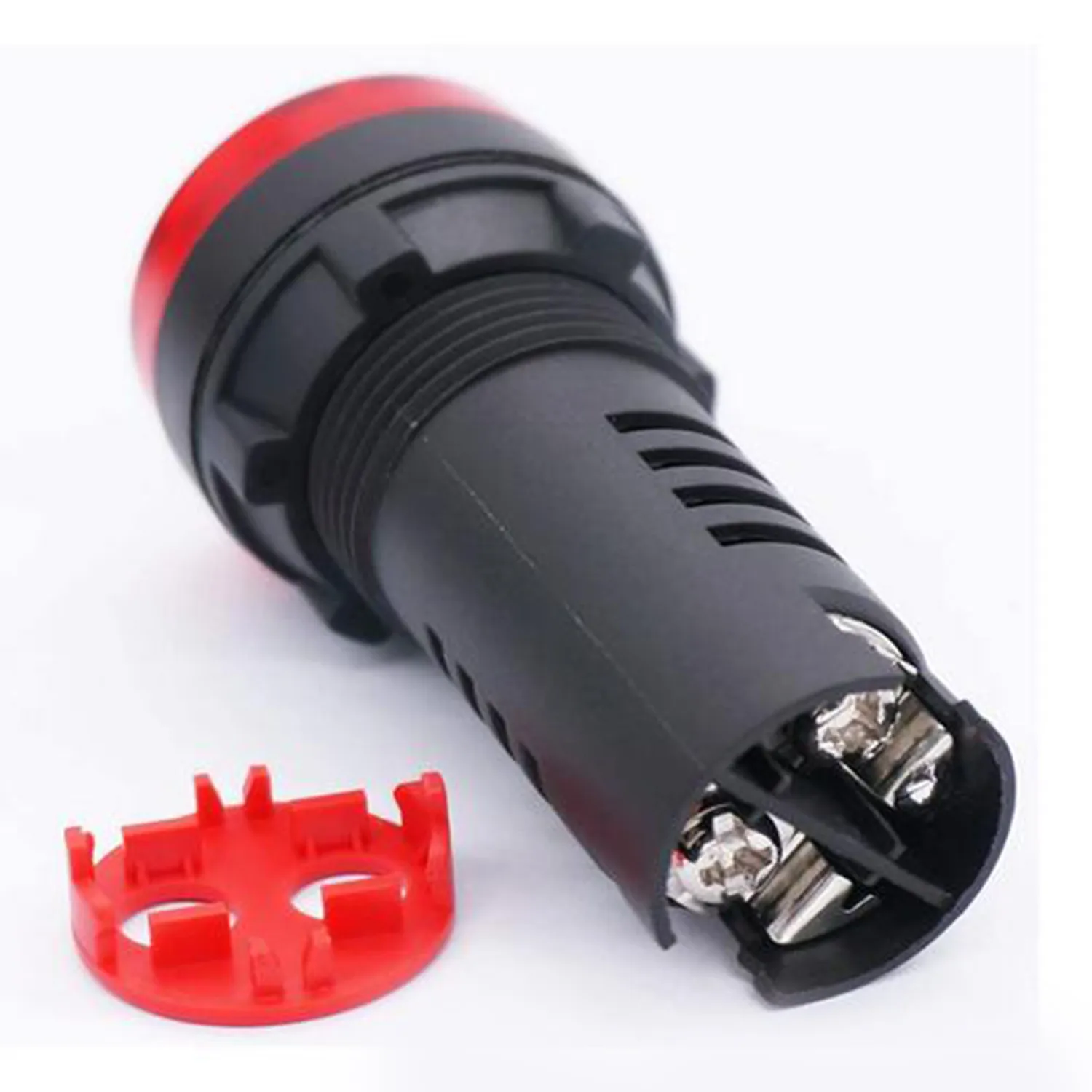 

2PCS AD16-22SM 220V Red LED Indicator Light Signal Flash Buzzer Beep Light Piezo Active Buzzer Piezo Buzzer