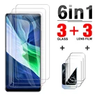 Закаленное стекло 6 в 1 для Infinix Note 10, 8, 7 Pro, Note10, Note8i, 10Pro, защита экрана, объектива камеры