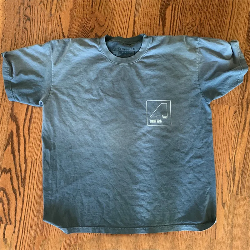 19FW Трэвиса Скотта серая футболка астромира Мужская Женская 1:1 высокого качества