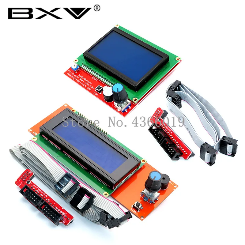 Запчасти для 3D принтера LCD 12864 2004 ЖК панель управления дисплей Smart Control ler