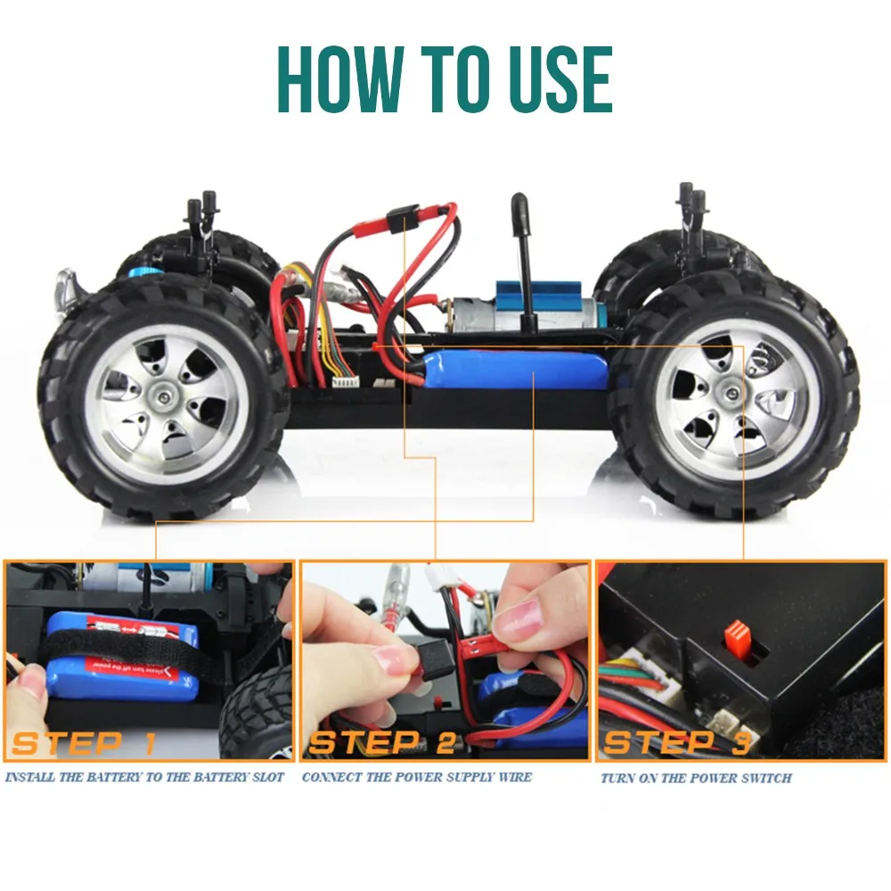 Радиоуправляемый автомобиль Wltoys A959/A979 1/18 обновленная версия 70 км/ч 2 4G 4WD грузовик