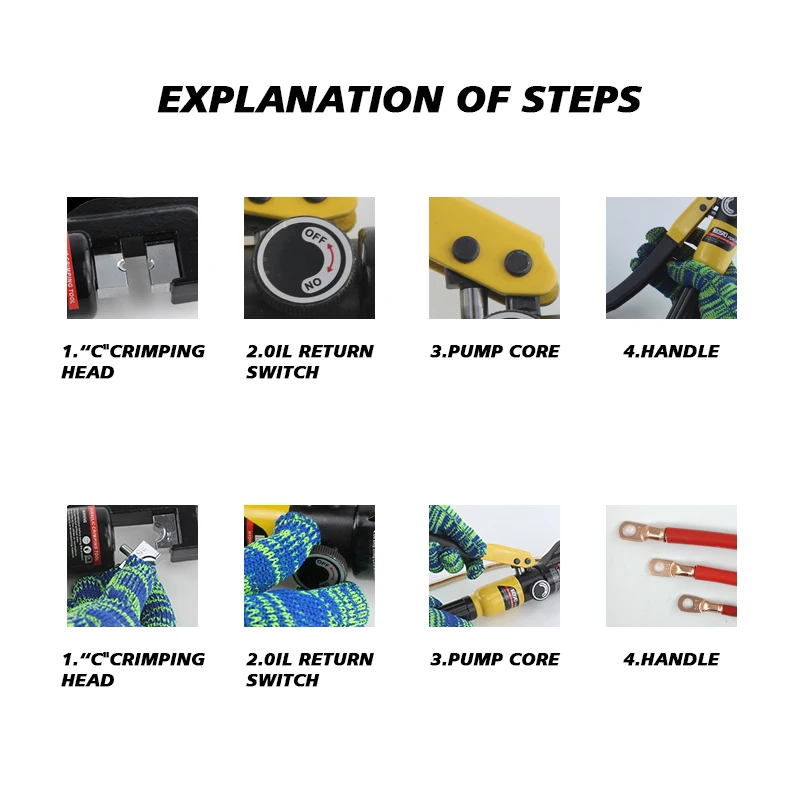 Гидравлический обжимной инструмент Гидравлические Обжимные Щипцы