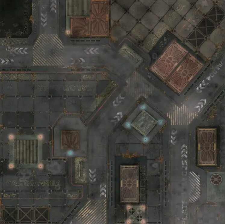 Игровой большой коврик для мыши Loading District For War 40K PP геймерский большого размера