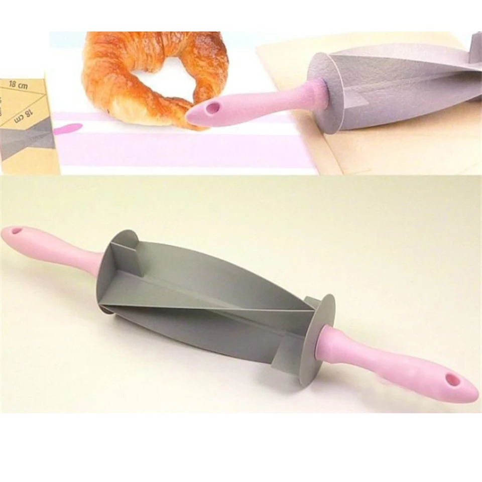 Transhome ролик с лезвием регулируемая Скалка сделай сам хлеб/нож для Круассанов