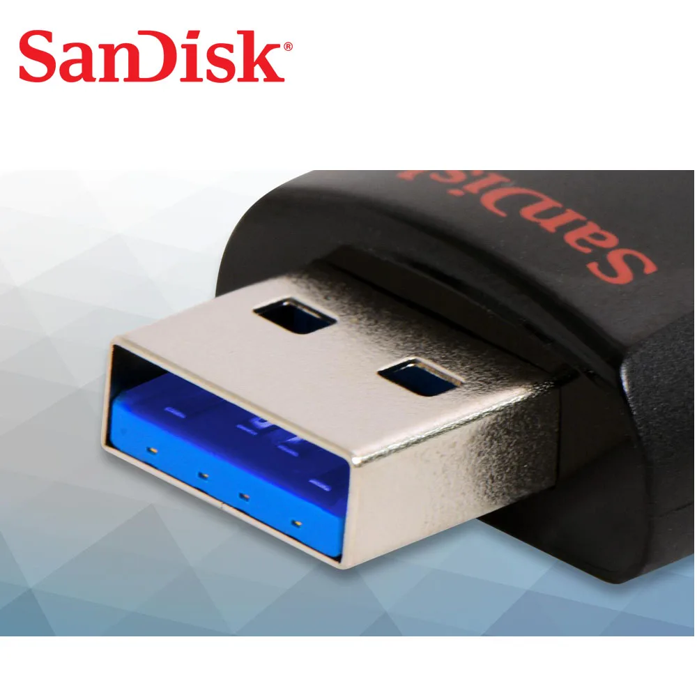 Флеш-Диск SanDisk флеш-накопитель USB 3 0 CZ48 компактная флешка на 256 ГБ 128 64 32 16 карта