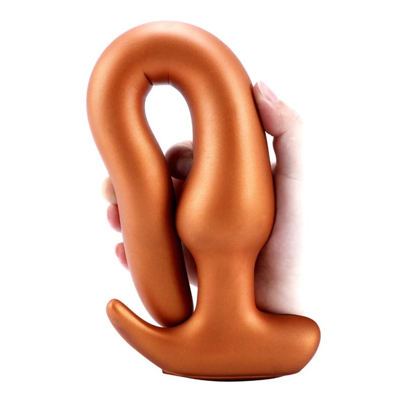 Новый супер длинные брюки для девочек Мягкая силиконовая Анальная пробка