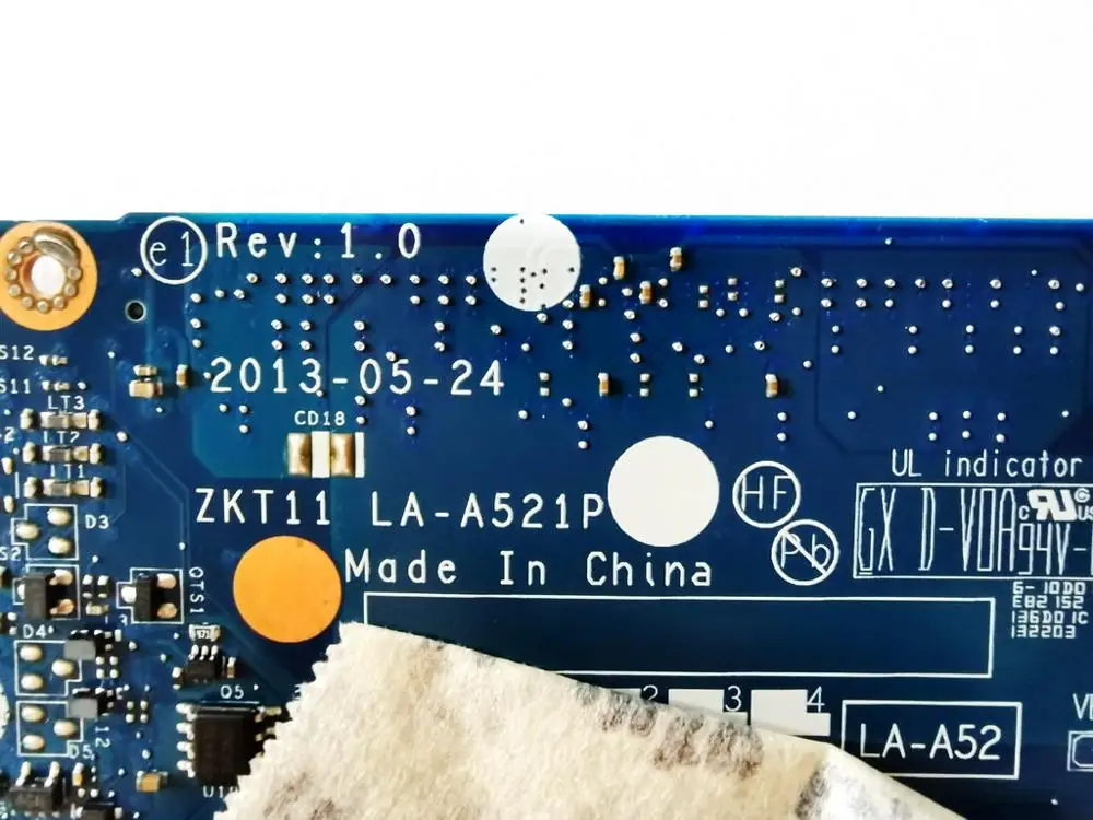 Оригинальный Для HP TS 11 материнская плата для ноутбука A6 1450 ZKT11 LA A521P 730894 501