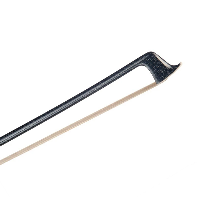 

4/4 Violin Bow Carbon Fiber Violin Bow 4/4 Silver Braided with Ox Frog High Quality Horsehair Violin Parts & Accessories