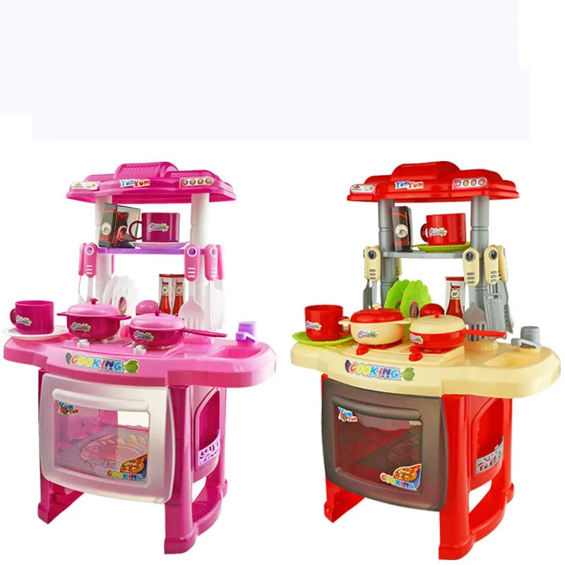 Детская игрушка для ролевых игр на кухне настольное освещение имитация музыки