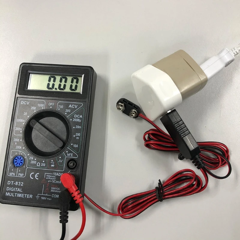2in1 Тип C USB сетевой преобразовать в двойной 6F22 9V Батарея Элиминатор может заменить