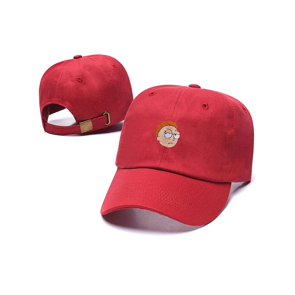 100% хлопок американская анимация Рик и Морти папа шапка Регулируемая Кепка