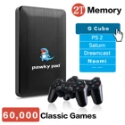 2T HDD Pawky Pad Ретро видео игра 4K 3D портативная внешняя игровая консоль для G CubeSaturnPS2Naomi 60000 + игры для Windows ПК