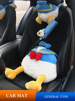 car cartoon tissue bag car pillow waist cushion seat belt shoulder guard car accessories for bmw mini cooper clubman coutryman