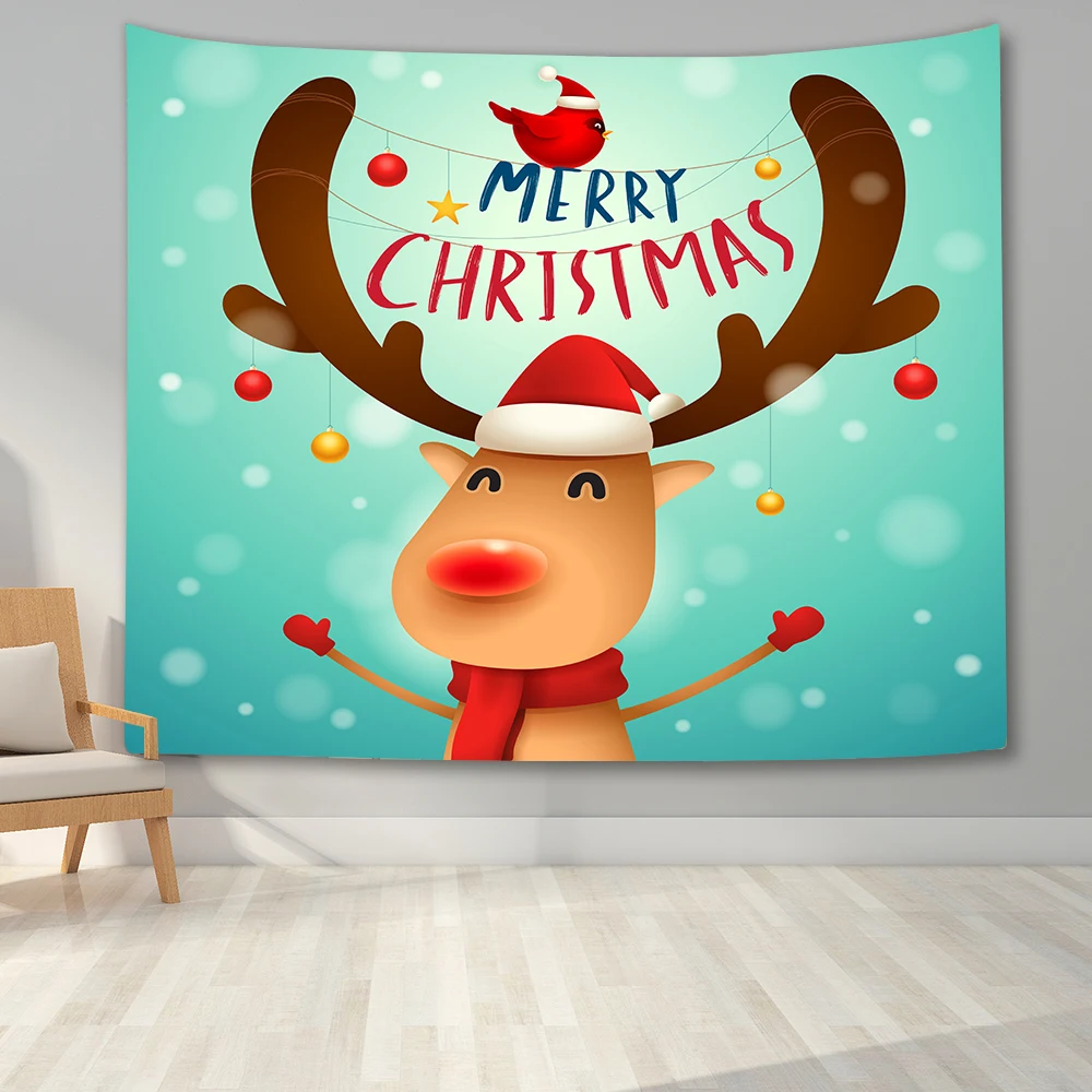 Рождественский настенный гобелен &quotСнеговик&quot Одеяло для Спальня Гостиная