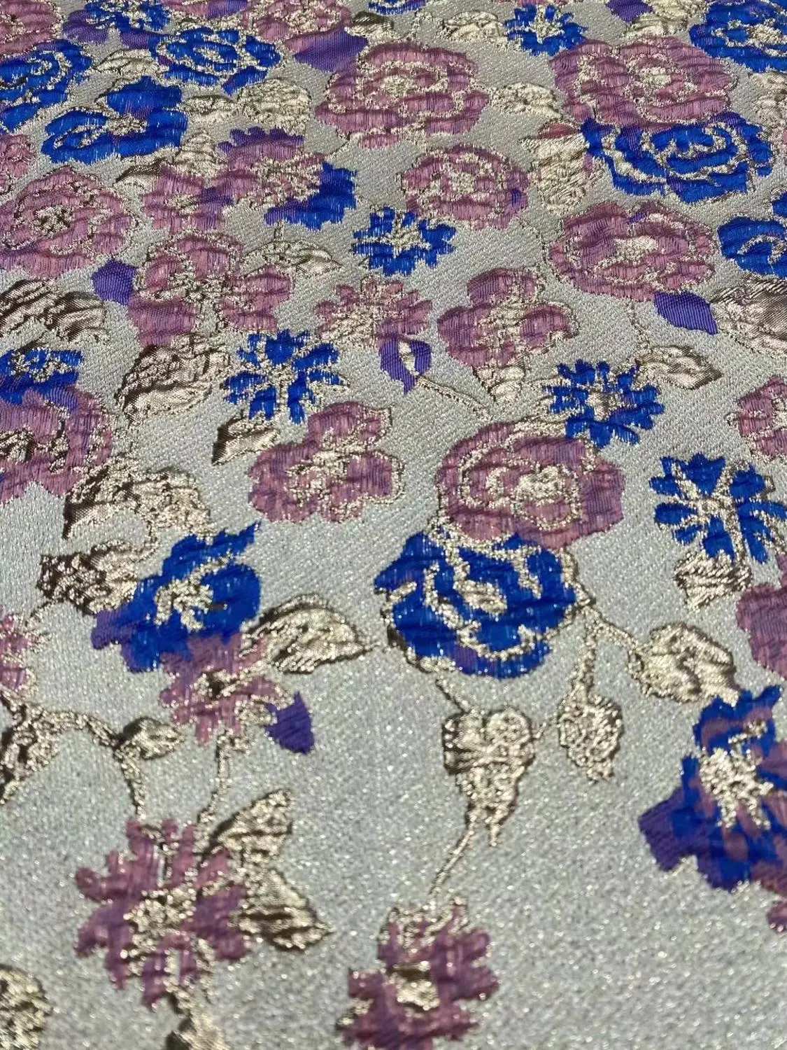 

2020 Top Fashion African brocade Lace Fabric Embroidery French Gilded Jacquard Lace Fabric For Nigerian Party Dress