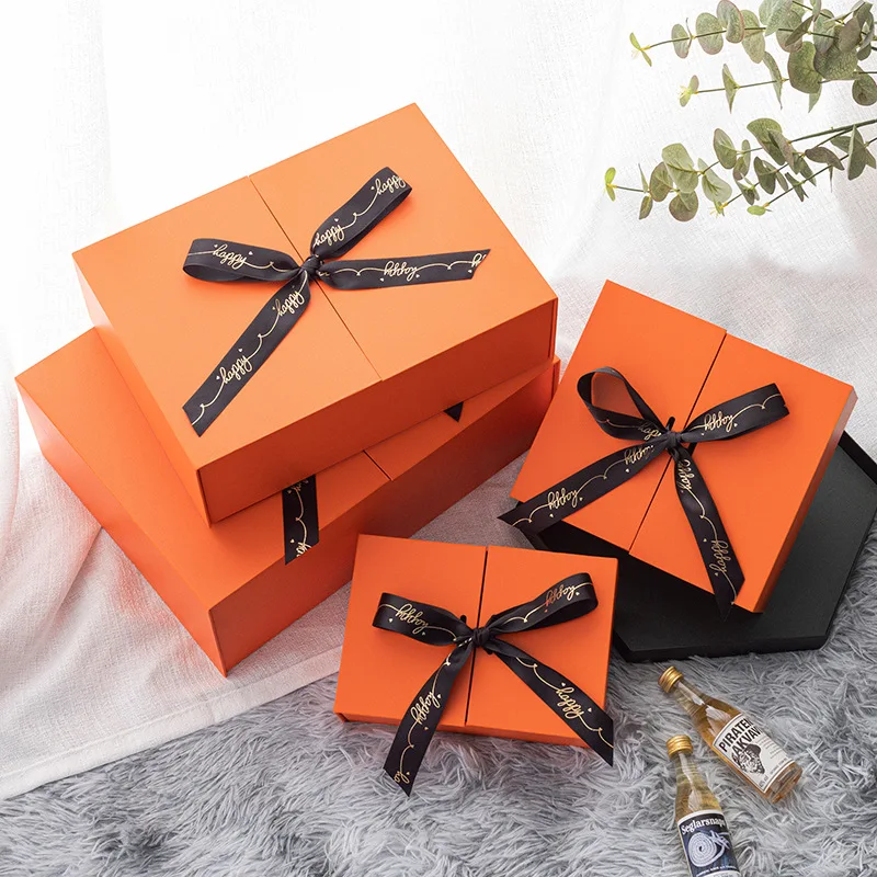 

Jewelry Box Lipstick Purse Gift Box Blue/Orange Candy Box Girlfriend Birthday Widding Valentines Christmas Motherâ€™s Day Gifts