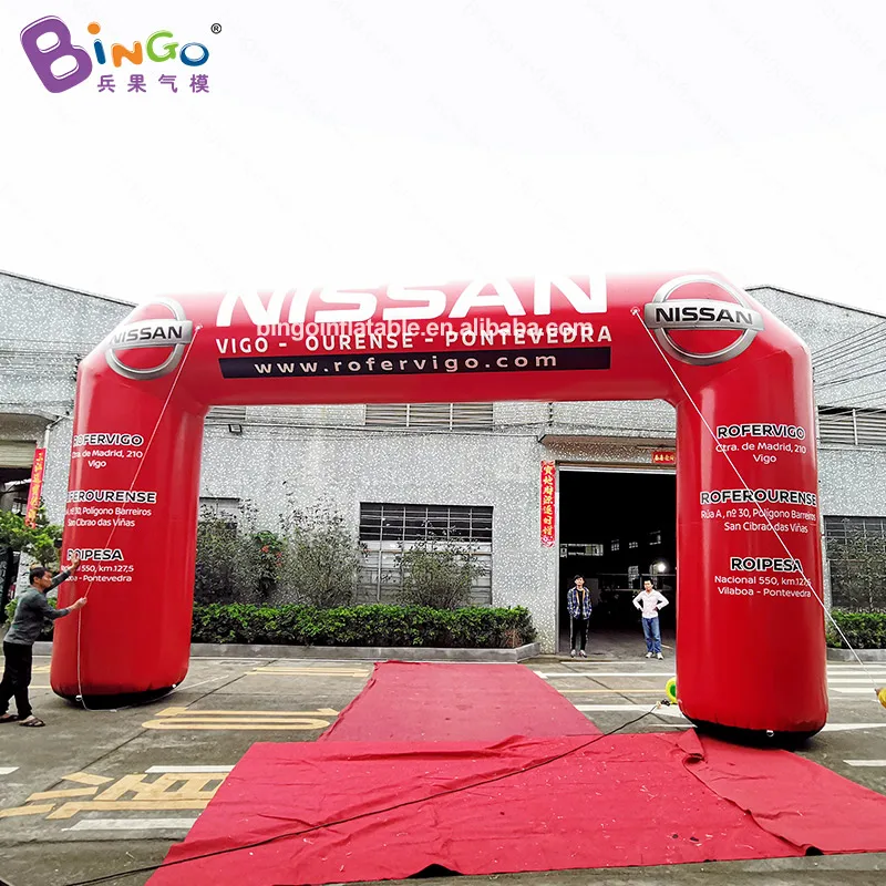 

Гигантская 9x1,5x5 метров надувная красная Арка из ПВХ/бесплатная доставка надувная Рекламная Арка игрушки