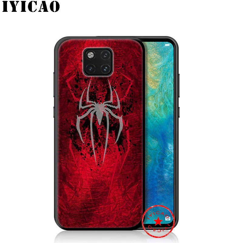 IYICAO Spide Man Marvel Soft Case for Huawei P30 P20 P10 P9 P8 P Smart Z Plus 2019 Lite Pro 2018 2017 2016 TPU |